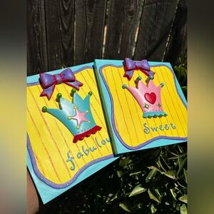 Colorful Crown Wall Art Decor